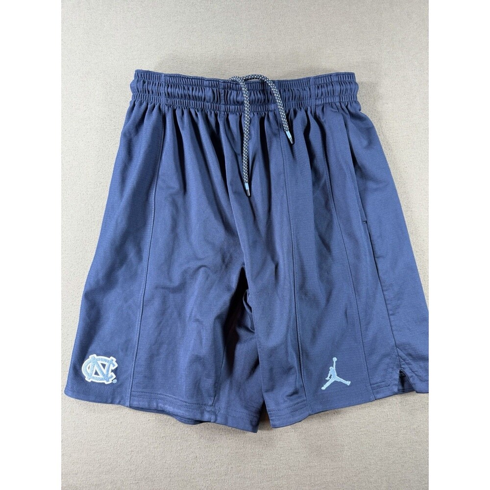 North Carolina Tarheels Jordan Shorts Mens Medium Blue Dri-Fit Performance Gym